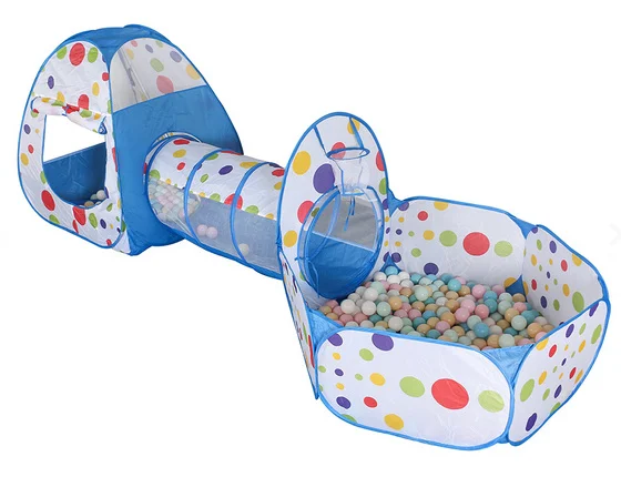 

Children Foldable Large Play Tent Baby Toys Kids Indoor Outdoor Game Children Ocean Ball Pool Pit Cling Tunnel House