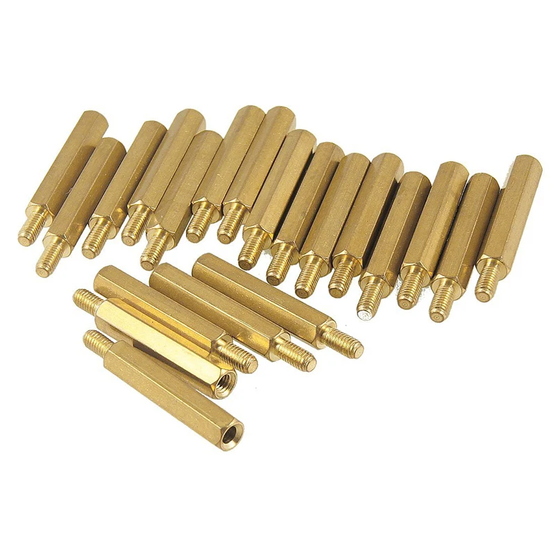 

20 штук M3 Male x M3 Female Thread PCB Stand-off Spacer 30 мм длина