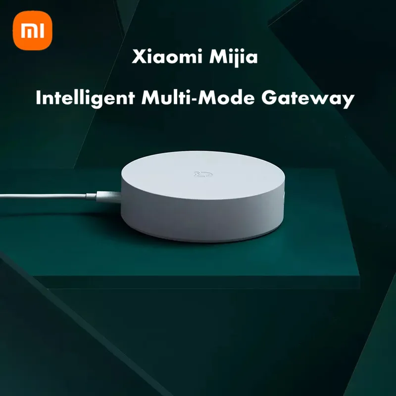 

Xiaomi Original Multi-mode Smart Home Gateway 2.4G WiFi Bluetooth ZigBee 3.0 Connection Mijia App Control Intelligent Linkage