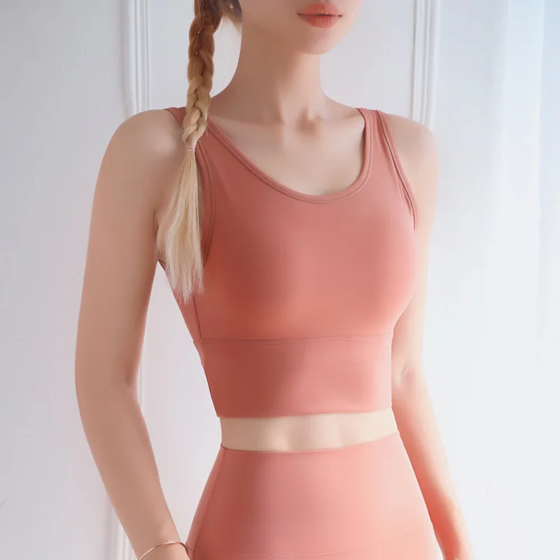 

2021 New 2pcs/Set Seamless Women's Sportswear Tight-fitting High-Waist Female Yoga WearSolid Color Fitness Sports Suit 6 Col