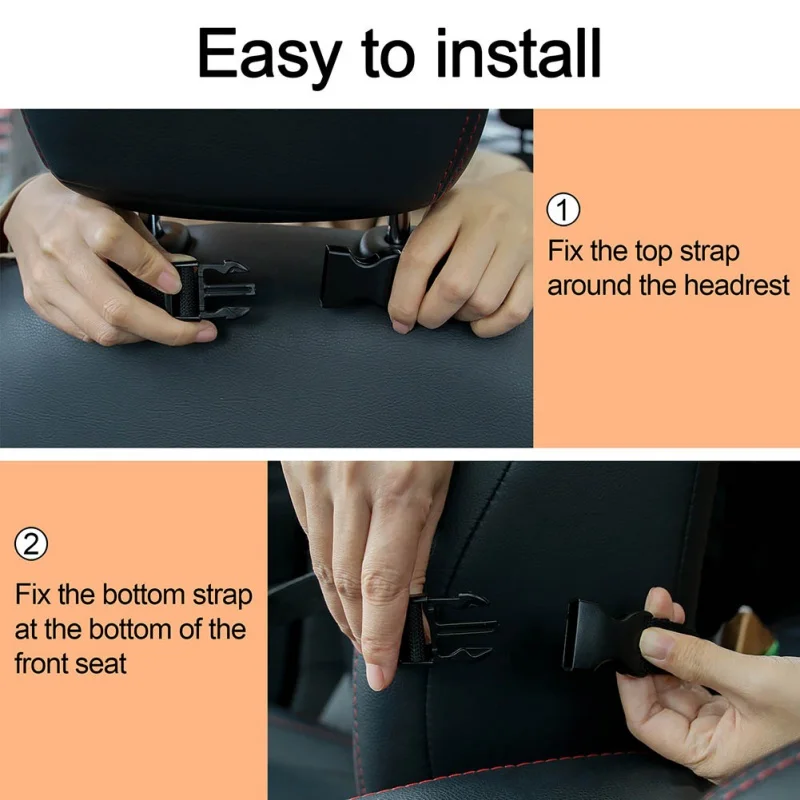 

2 PCS Car Seat Storage Back Bag Front Seat Hanging Bags Waterproof Car Hanging Bag