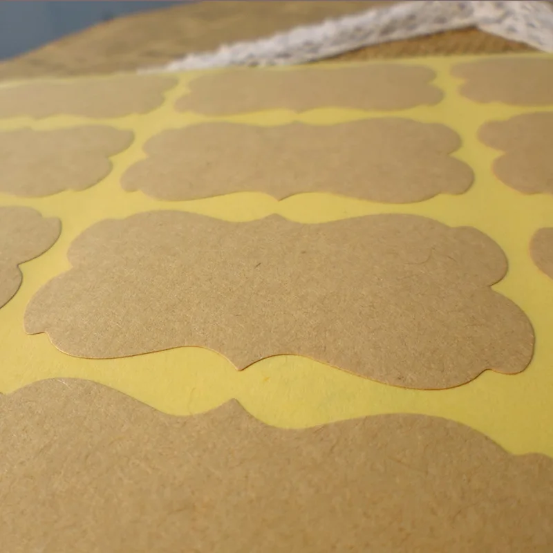 80 шт. наклейки-Уплотнители большого размера из крафт-бумаги | Дом и сад