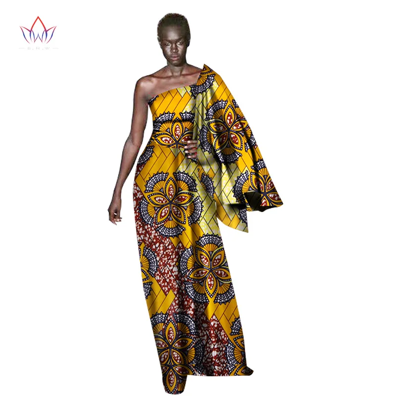 Лето 2017 г. Африканский Базен Riche платья для женщин традиционной Африка платье Sexy &