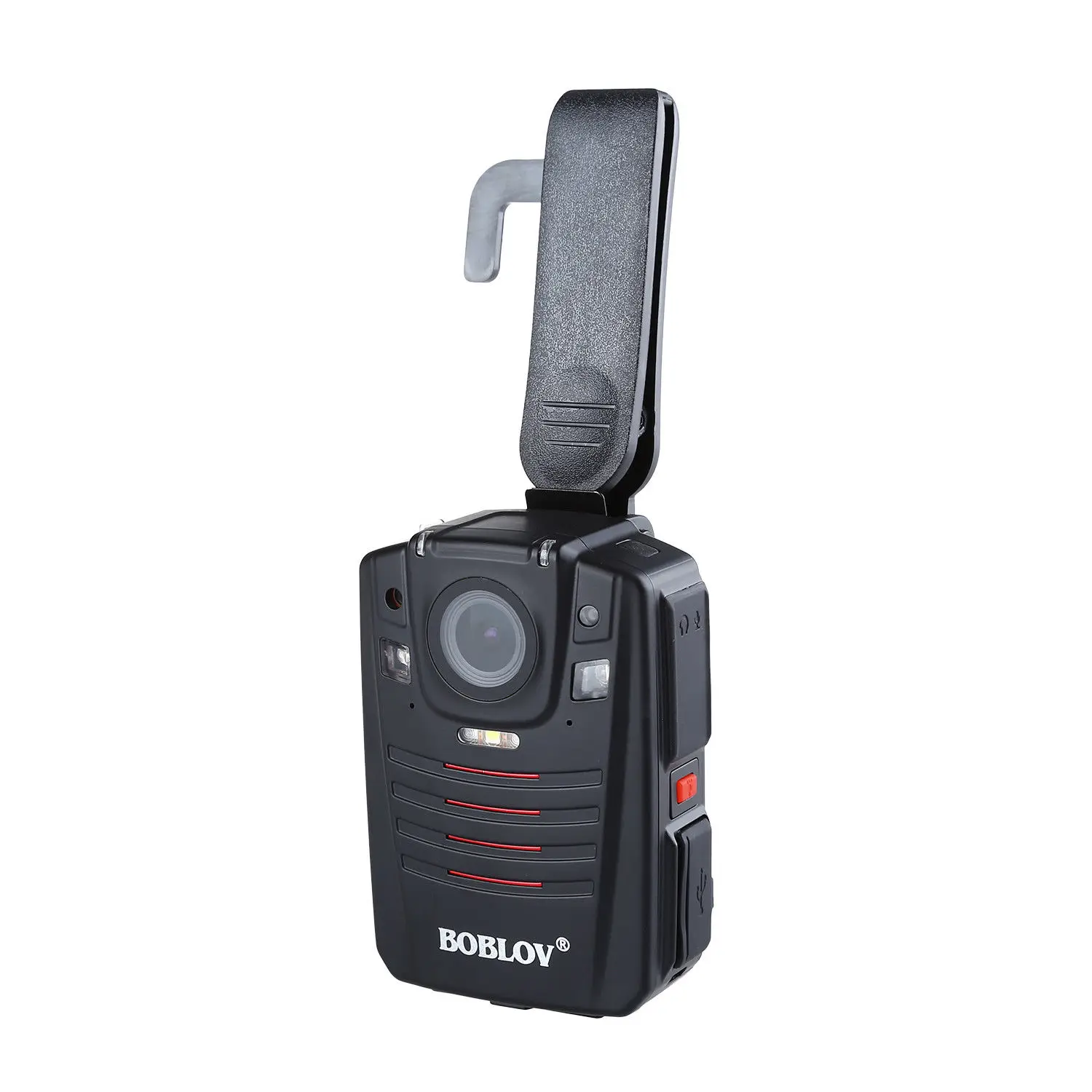 BOBLOV HD66 07 полицейская видеокамера 2 батарейки DVR 64 Гб Камера для