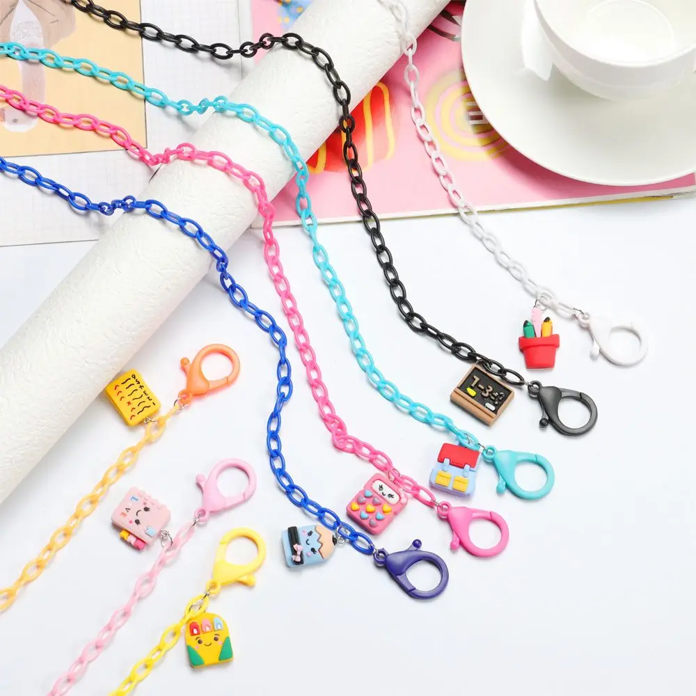 

Cute Children Necklace Acrylic Sunglasses Lanyard Glasses Holder Strap Glasses Chain Holder Eyewear Braid