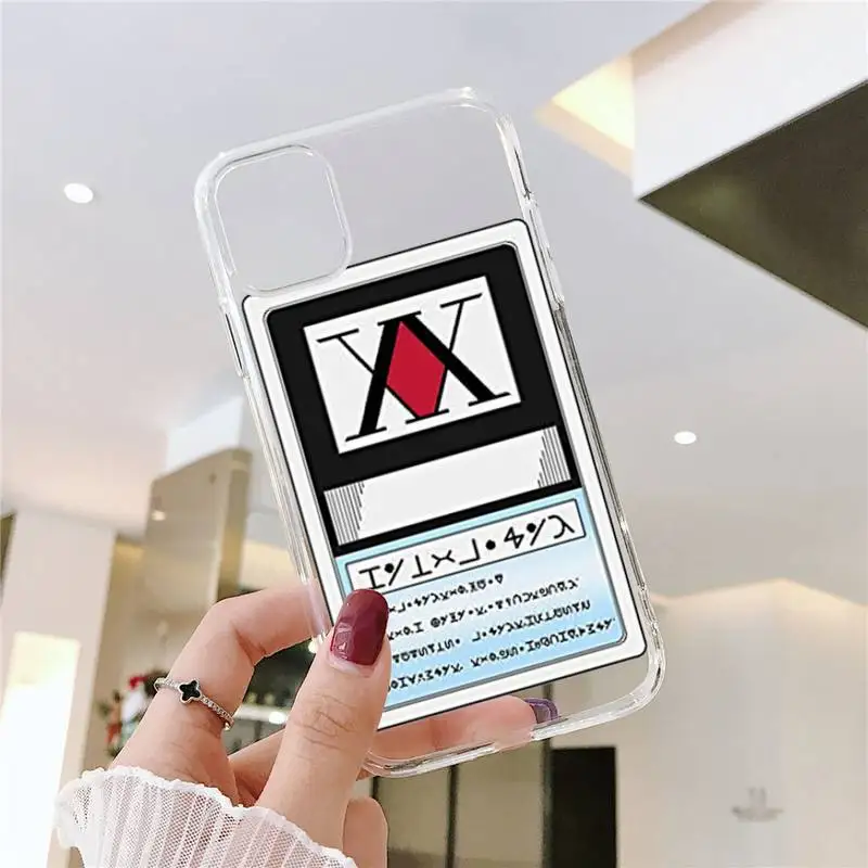 

Hunter X hunter cute anime cool Phone Case Transparent for iPhone 6 7 8 11 12 s mini pro X XS XR MAX Plus SE cover funda coque