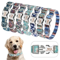 fashion pet collar small large personalized dog collar custom engraved name id tag boy girl dogs unisex dog collars products