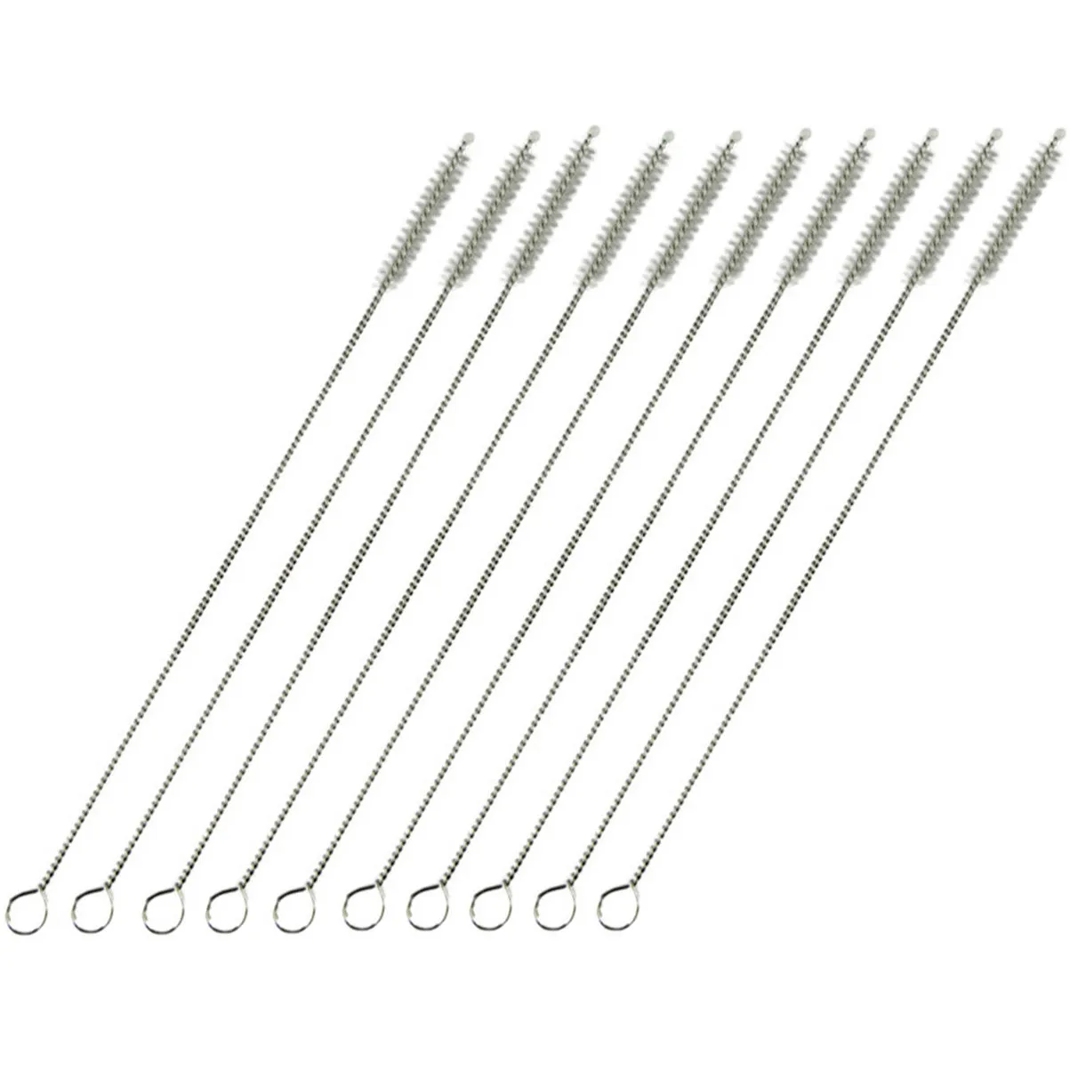 

Saingace 1/5/10PCS Drinking Straws Cleaning Brushes Cleaning brushes Stainless Steel Reusable Cleans Sippy Cup Cleaning Tool new