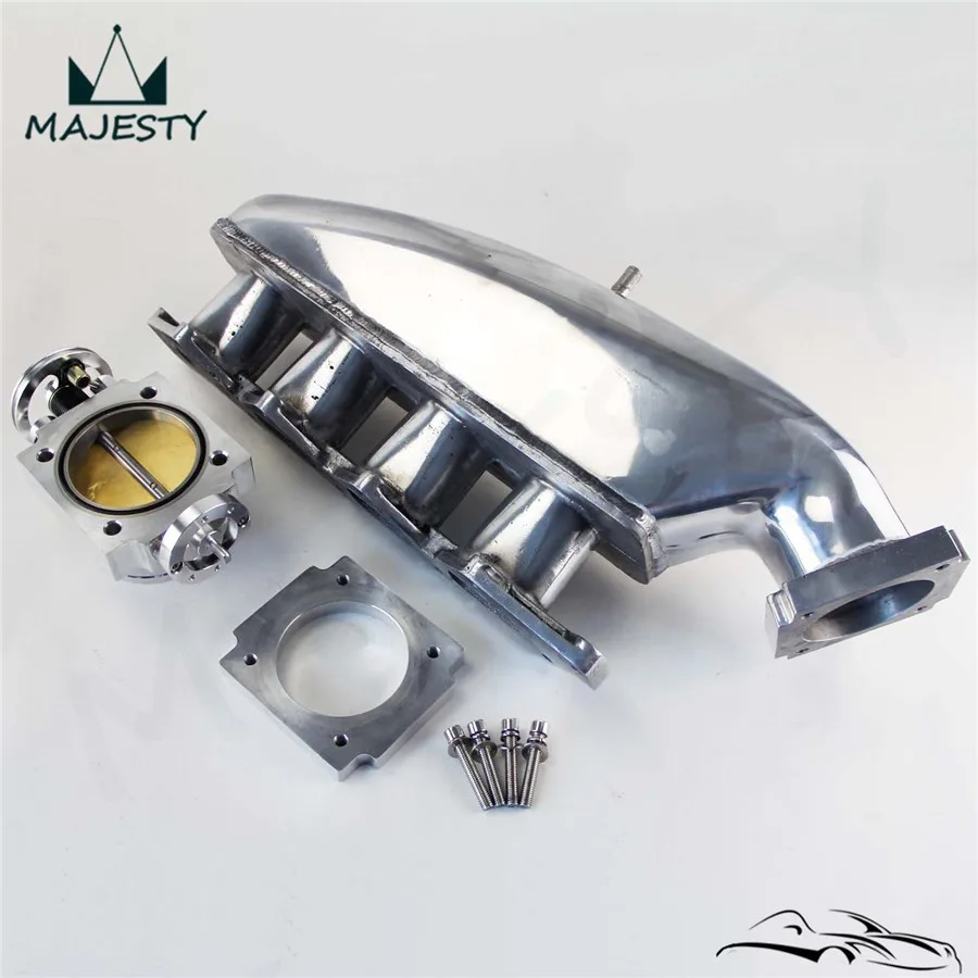 Впускной коллектор + Корпус дроссельной заслонки 80 мм для M * itsubishi CE9A EVO 1 2 3 4G63 92-95 |