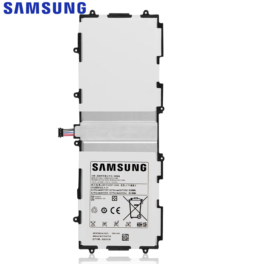 SAMSUNG оригинальный аккумулятор SP3676B1A для Сань Син Galaxy Note 10 1 GT N8000 P7500 P600 SM T520 Tab S 5 T800