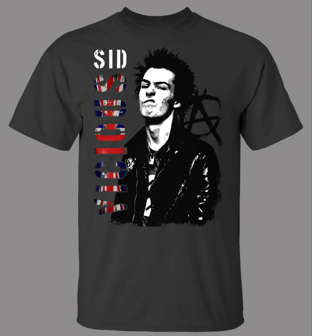 Sid Vicious футболка новая хлопковая Футболка трендовая уличная одежда 11 цветов для