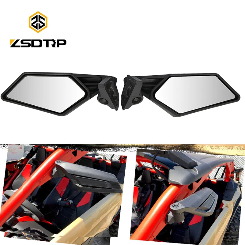 Мотоциклетное боковое зеркало заднего вида ZSDTRP UTV для Bomber Can Am Maverick X3 2017 2018