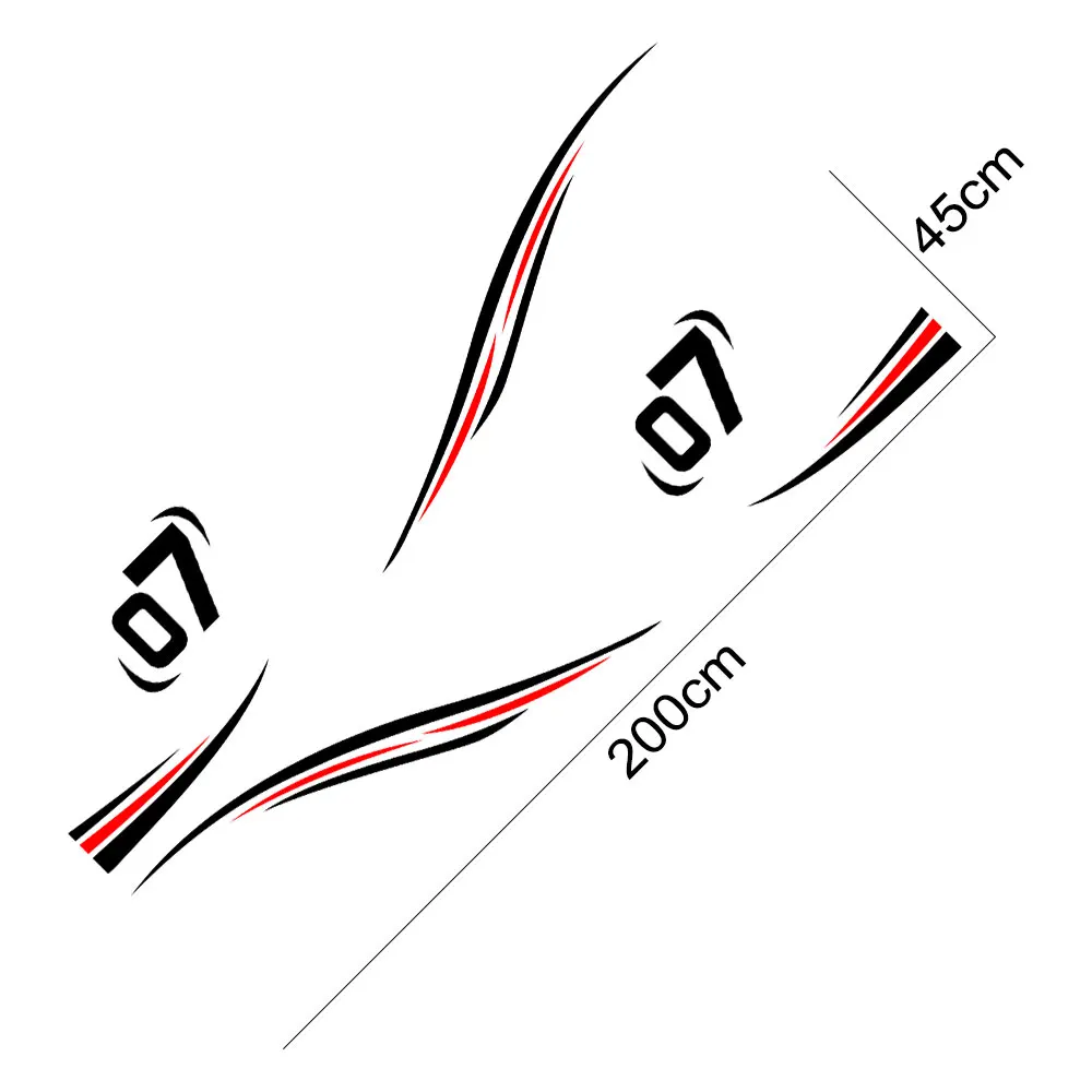 

6PCS Car Door Side Stickers For Ford Focus 2 VW Golf 4 Passat B6 BMW E46 Peugeot 206 Audi A4 B8 A3 Toyota Honda Fiat Accessories