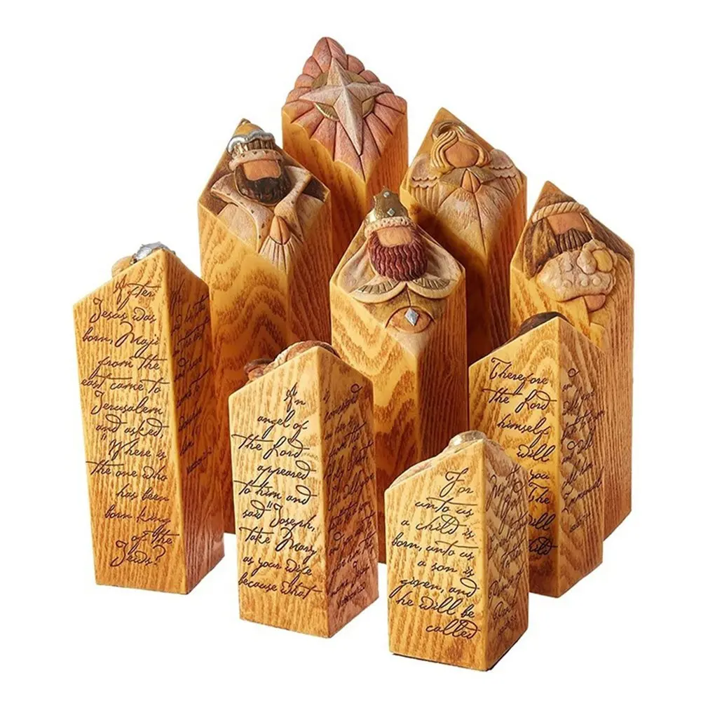 

Christmas Decoration Paradise Christmas Tree Pillar Resin Crafts Ornaments Smooth And Durable Christmas Tree Decoration