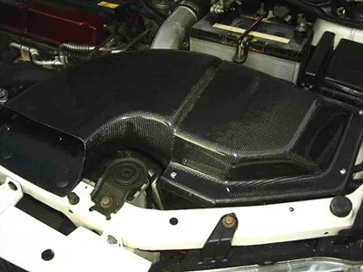 Автомобильная воздушная коробка из углеродного волокна подходит для 2001 2007 Lancer CT9A
