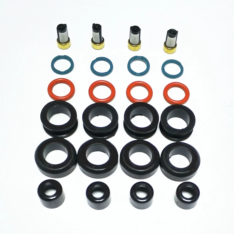 

4 комплекта ремонтного комплекта топливных форсунок для Toyota 2006-2014 Yaris 1.5L 23250-21040 23209-21040 (AY-RK112)