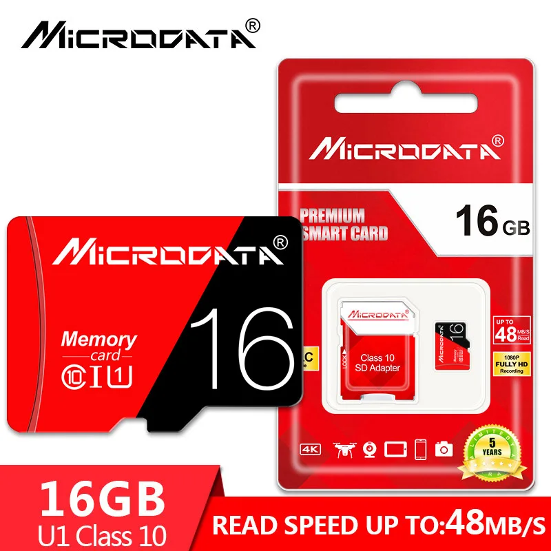 Microdata Высококачественная флеш-карта памяти 8 Гб 128 ГБ карта micro sd 16 ГБ 32 ГБ карта памяти usb ручка-накопитель SD/TF карта - Емкость: 16 ГБ