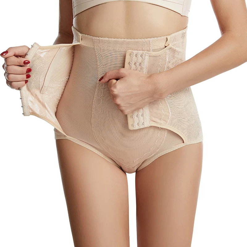 

Women's high waisted tuck pants breasted reinforced bodybuilding shaping pants waist slimming and hip lifting corset underwear