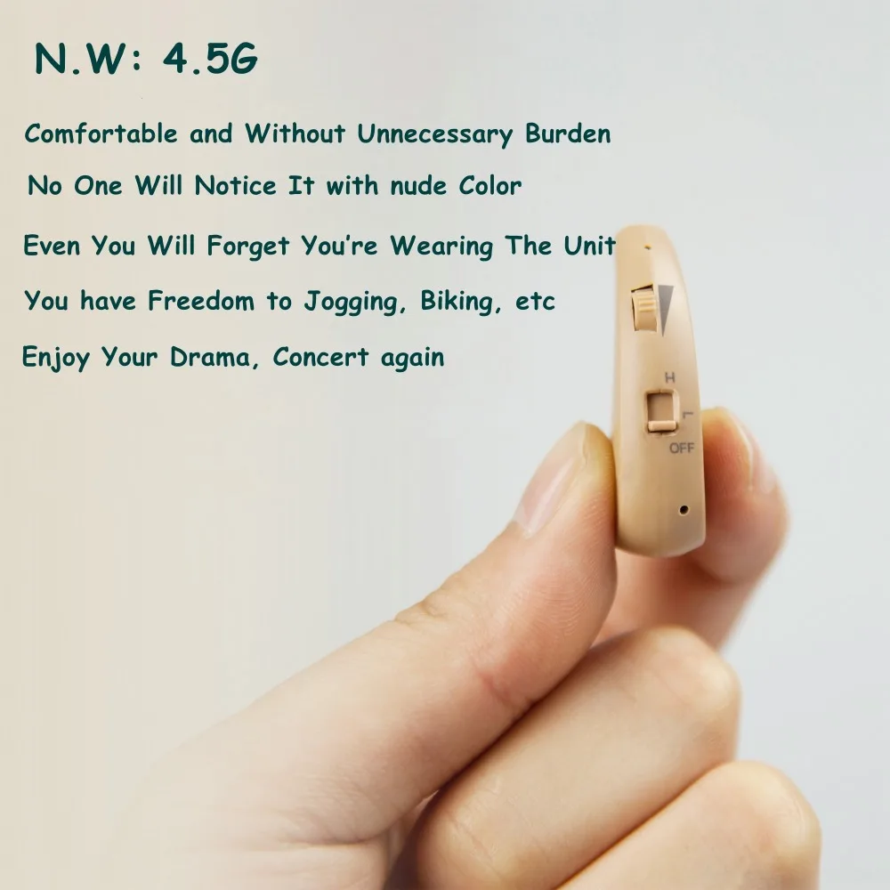 203 перезаряжаемый цифровой мини слуховой аппарат Усилители звука беспроводные