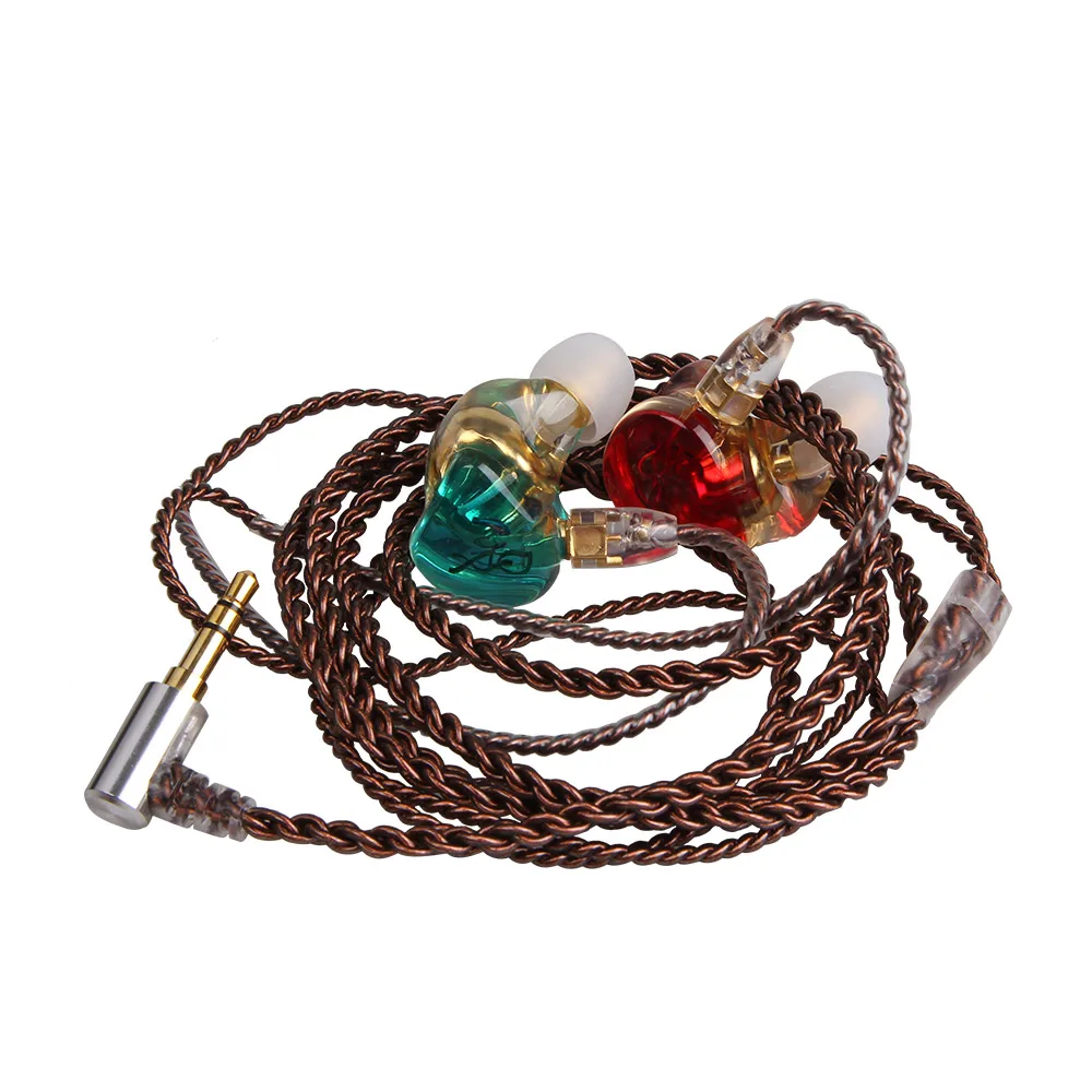 earphone with cable FDBRO DIY TD1 шумоподавление смолы наушники на заказ Сменные MMCX кабель гарнитура для Shure SE215 SE535 SE846 - Цвет: earphone with cable