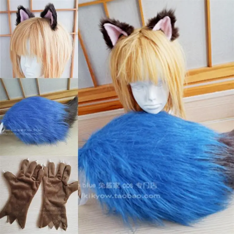 Аниме BNA совершенно новые животные Kagemori Michiru Косплей Имитация Плюшевые кошачьи
