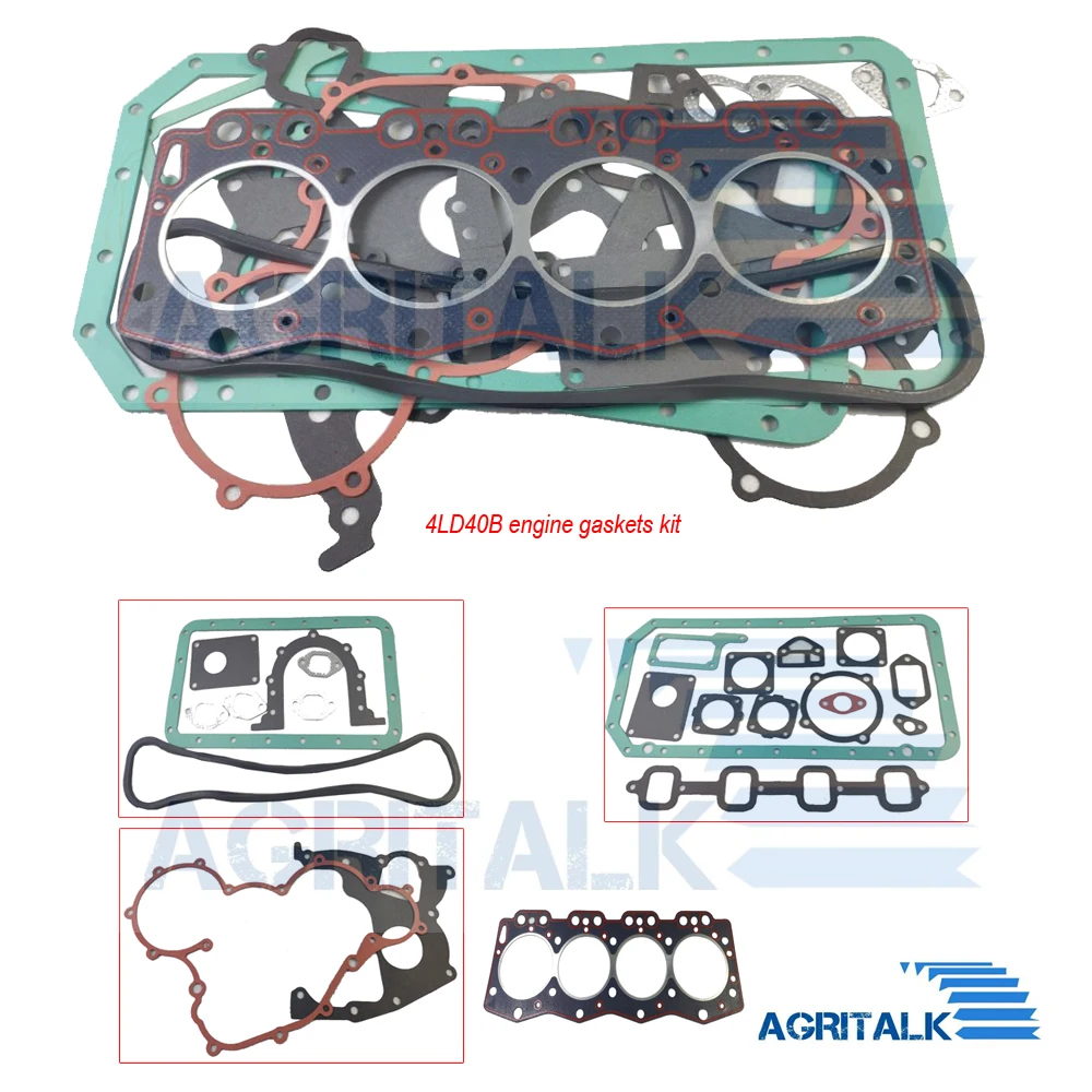 Комплект прокладок включая прокладку головки цилиндра для двигателя Changchai 4LD40B