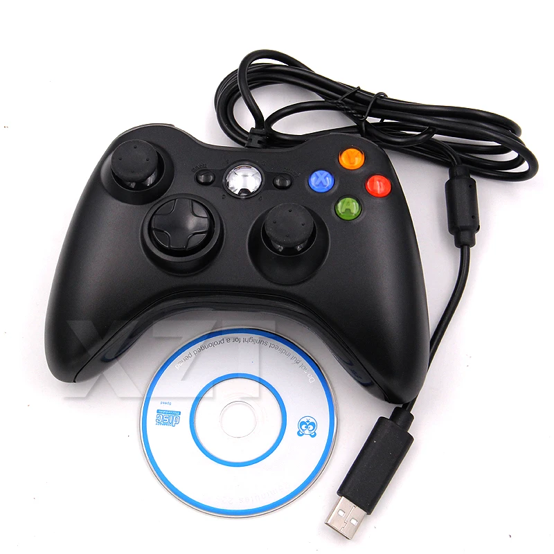 Проводной USB геймпад с вибрацией джойстик для ПК контроллер Windows 7/8/10 не Xbox 360