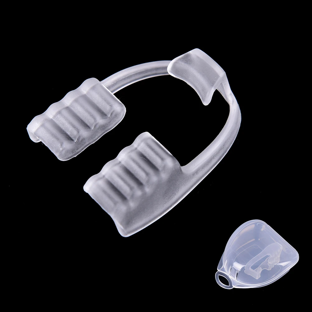 

1Pc Silicone Dental Mouth Guard Stop Teeth Grinding Bruxism Eliminate Clenching Sleep Aid for for Boxing Basketball