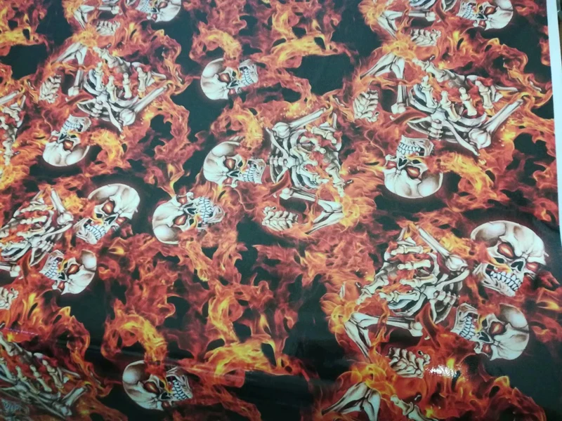 Блестящая наклейка с черепом выпуском воздуха Виниловая бомба самоклеящаяся для