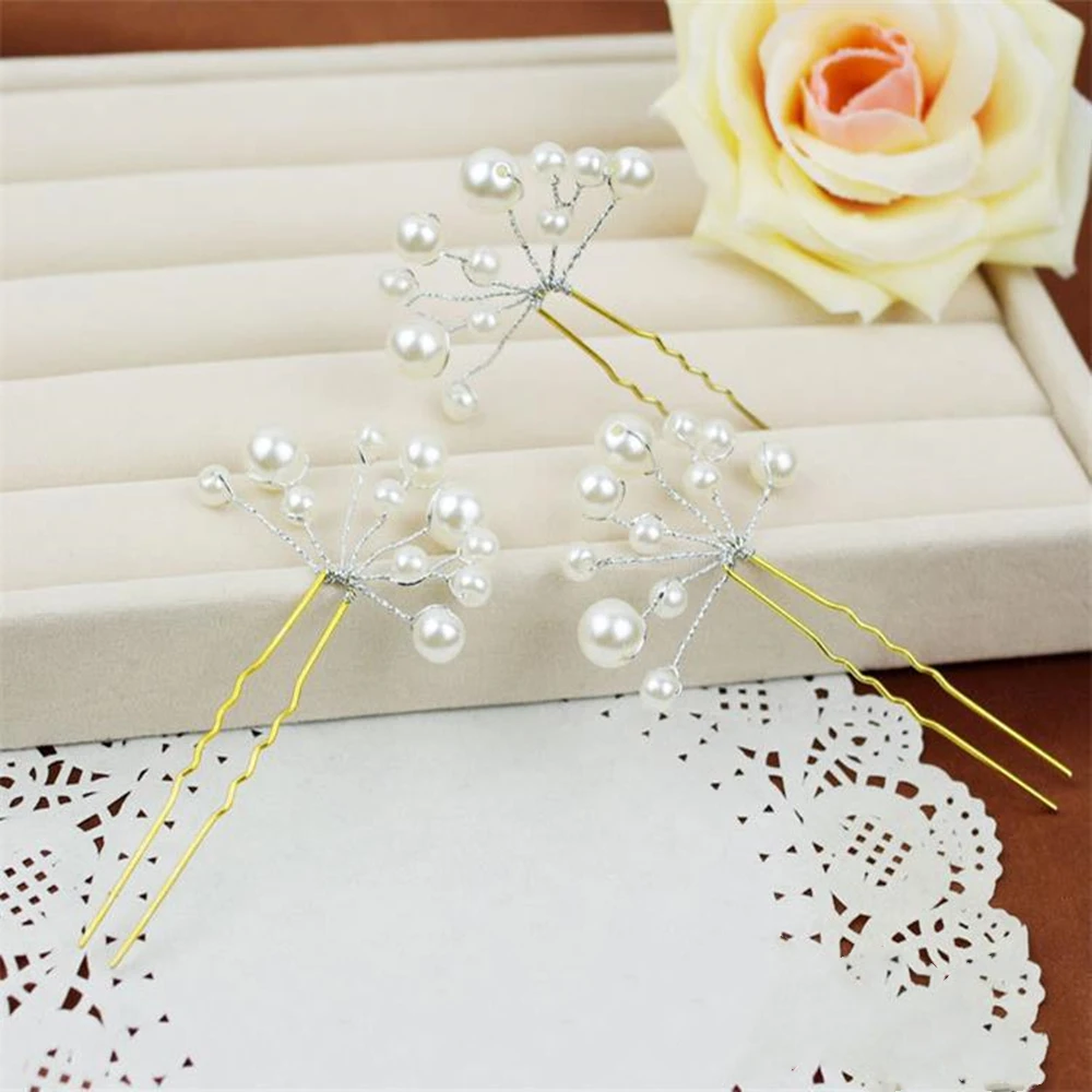 1 шт. заколки для волос с искусственным жемчугом и жемчугом| |