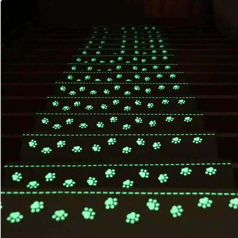 Набор из 13 шт. ковриков для лестницы нескользящий ступенчатый ковер светящийся