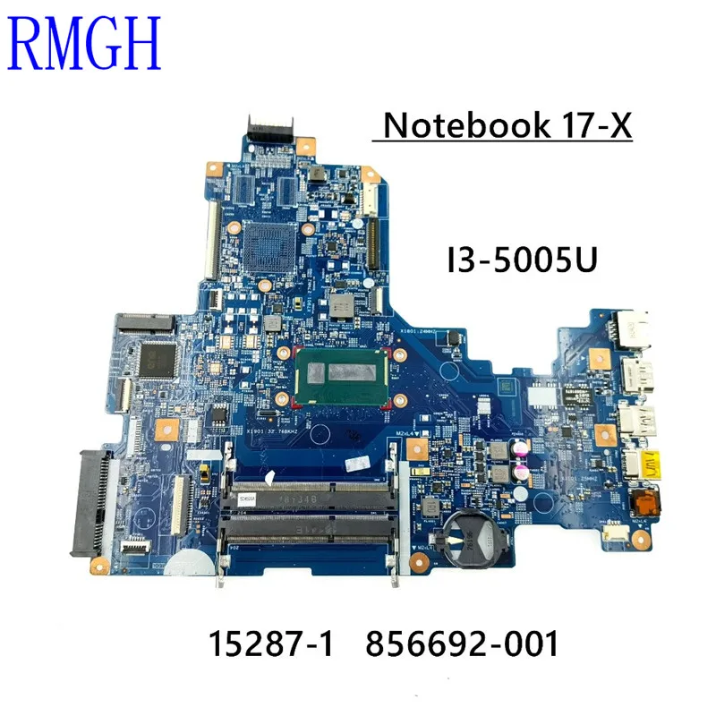 

15287-1 laptop Motherboard For 856692-601 856692-001 857411-601 857411-001 17-X I3-5005U system mainboard Fully Tested 1