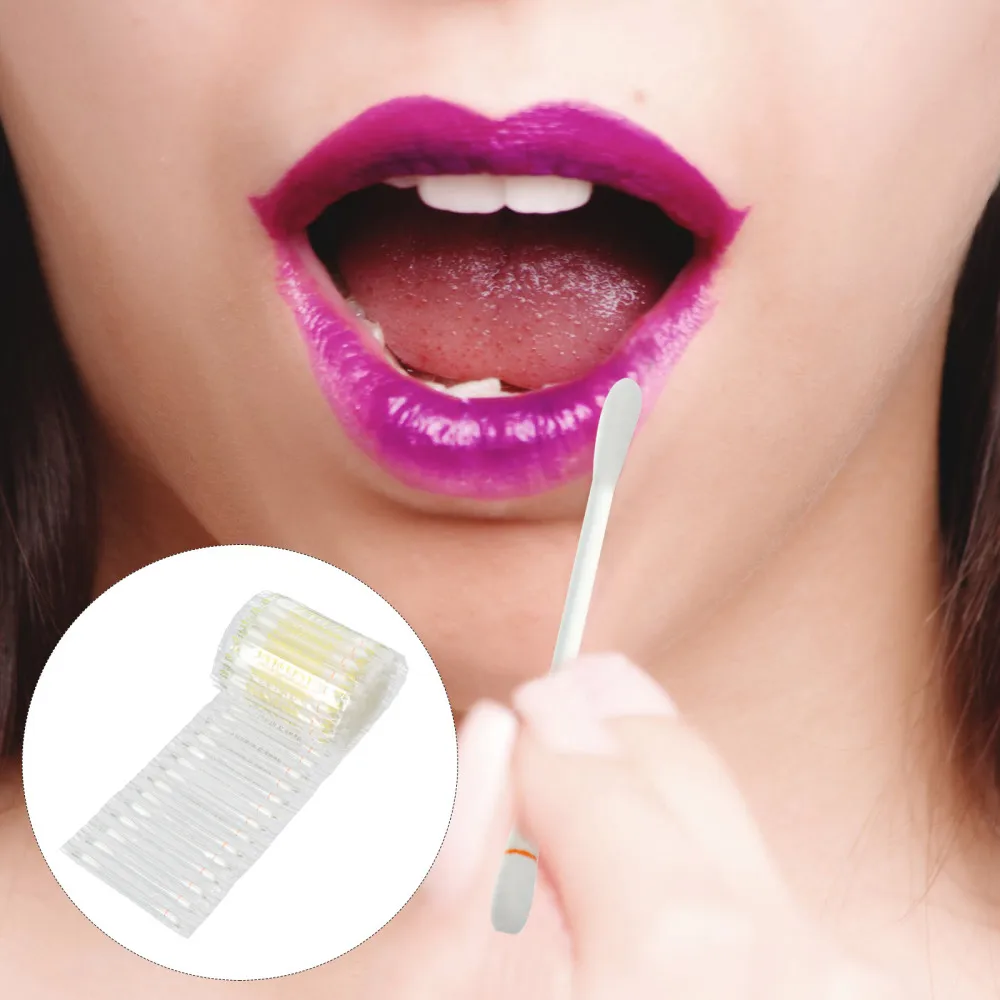 

100Pcs Oral Care Oil Cotton Swabs Sticks Applicators for Lip Gum Teeth