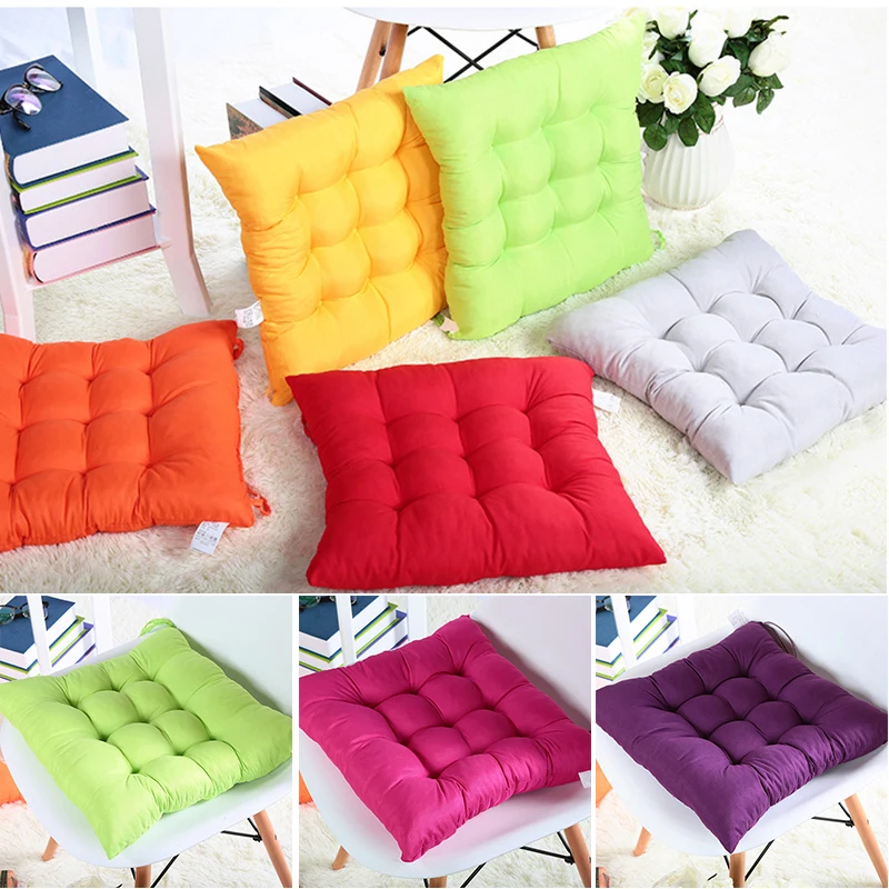 

Square Chair Cushion Non-Slip Comfortable Warm Seat Floor Cushion Pillow For Home Office MDJ998