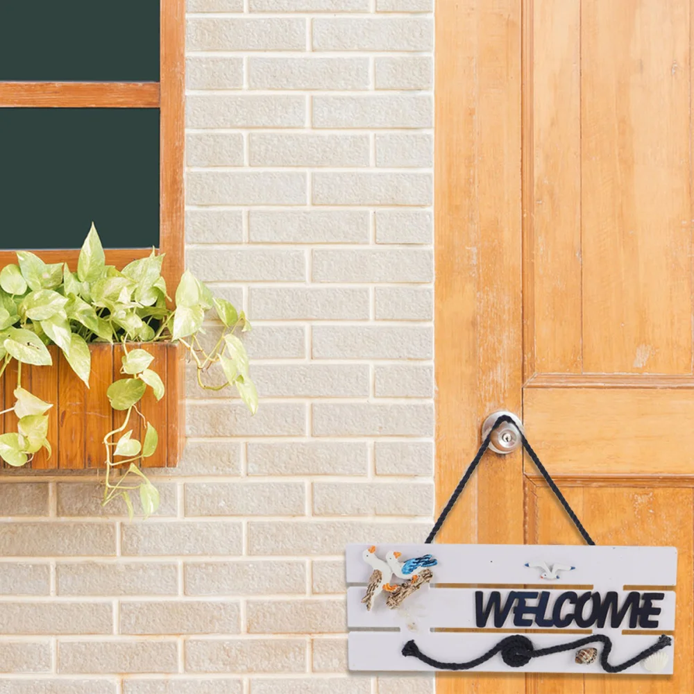 

Vintage Style Wall Hanging Mediterranean Style Nautical Hanging Sign Restaurant