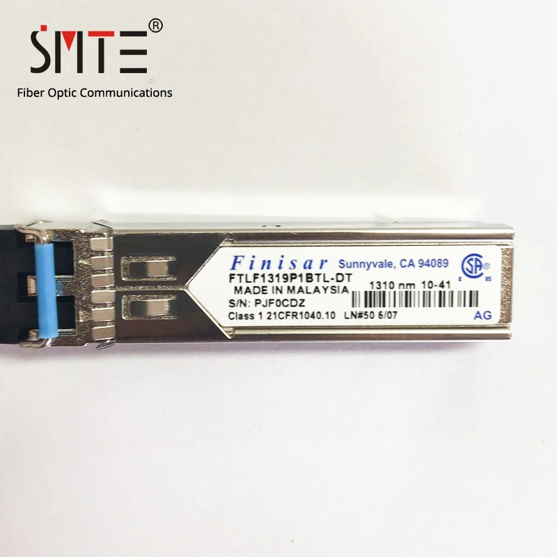 

Finisar FTLF1319P1BTL-DT 10G 1310nm одномодовый SFP двухволоконный оптический модуль