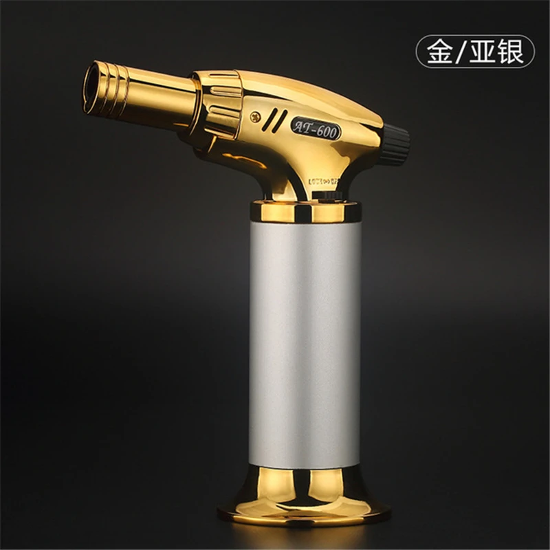 

New Efillable Windproof Torch Jet Turbo Gas Lighter BBQ Ignition Inflatable Butane Spray Gun Cigar Cigarettes Lighters No Gas
