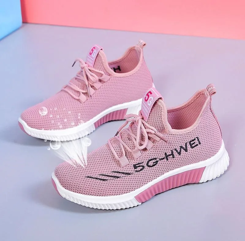 

Women Shoes 2021 Trendy Fly Weave Sneakers Breathable Running Shoes Sneakers Women Comfort Casual Sport Shoes Zapatos De Mujer
