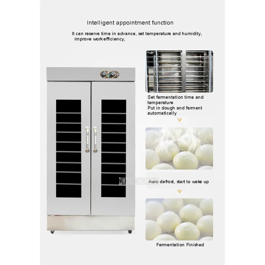 Коммерческий шкаф для брожения хлеба из нержавеющей стали с постоянной