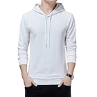 Бренд BROWON, Мужская футболка, уличная футболка с капюшоном, Мужская футболка с длинным рукавом, Мужская хлопковая футболка оверсайз, мужская одежда 2022