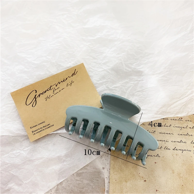 

Big Barrette Crab Hair Claws Bath Hair Claw Ponytail Clip Large Hair Clamps Claw Clip Fashion Clip For Women Oval Hollow Hairpin