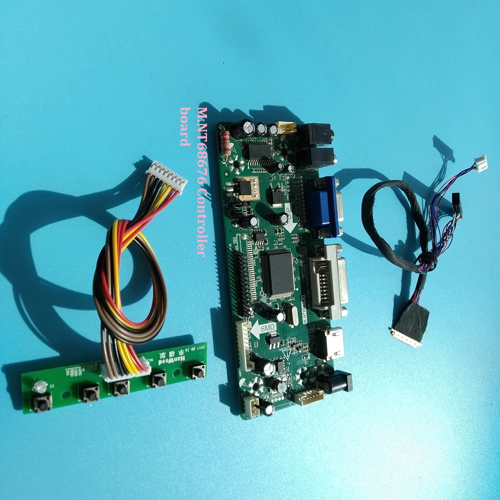 

For LP156WH2 TL 1366X768 15.6" panel screen Controller board HDMI LED DVI VGA monitor M.NT68676 LCD Kit 40pin DIY