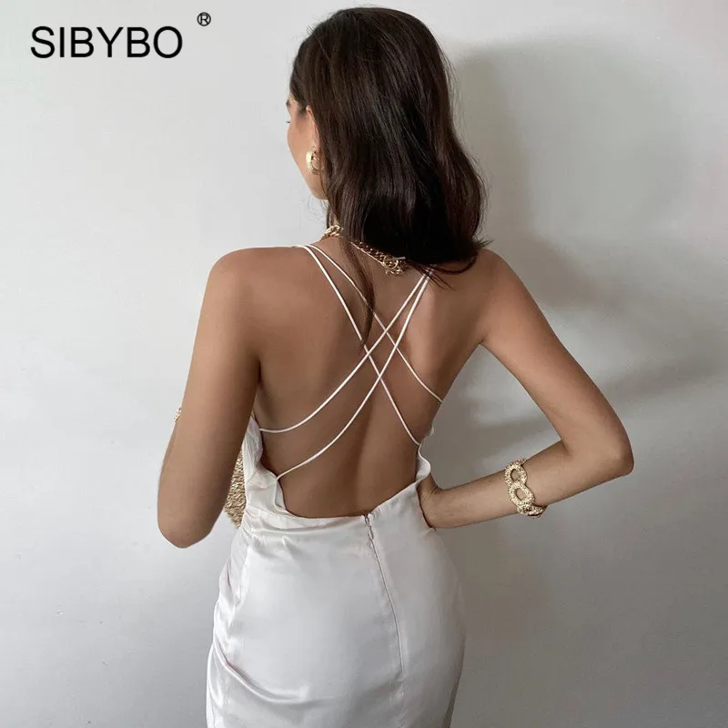 SIBYBO белые пикантные туфли с низким вырезом на спине вечерние платье для женщин