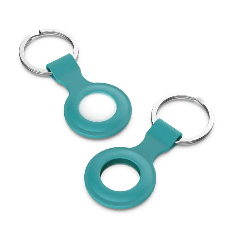 

For Apple Airtags Liquid Silicone Protective Sleeve For Apple Locator Tracker Anti-lost Device Keychain Sleeve Smart Accessories