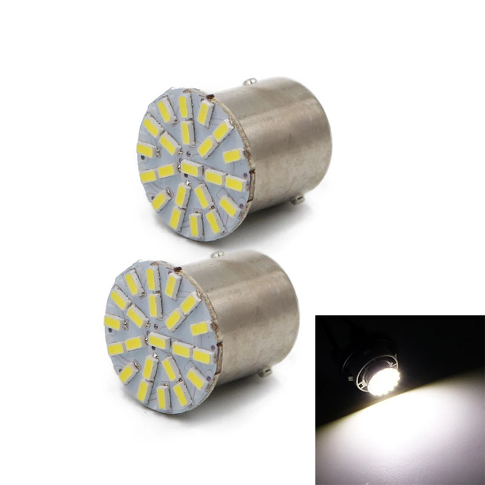 100x voiture led P21w s25 ba15s 3014 1156 22 smd 22smd ampoule Земляная лампа бесплатная доставка 12 В/24