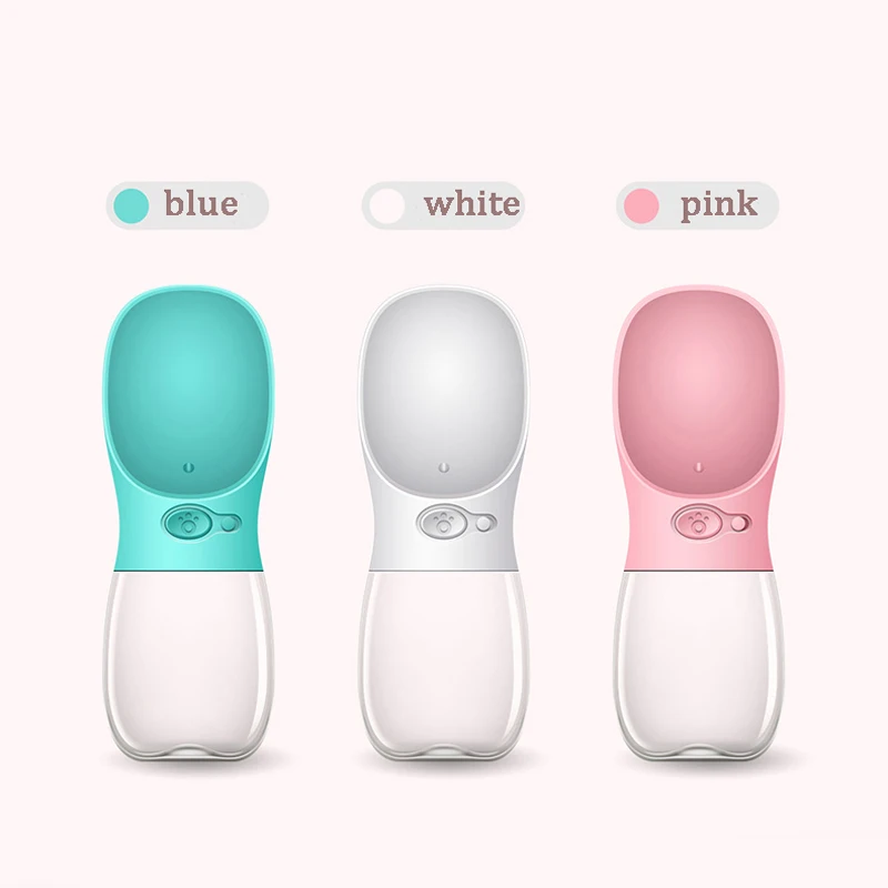 Портативный собака бутылка для воды путешествий Щенок Кот пьёт на открытом