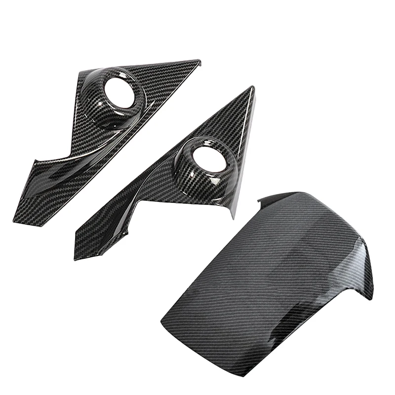 

A Pillar Door Stereo Speaker Trim With Steering Wheel Cover Trim For Honda Civic MK X MK10 17-20 LHD,Civic 16-19