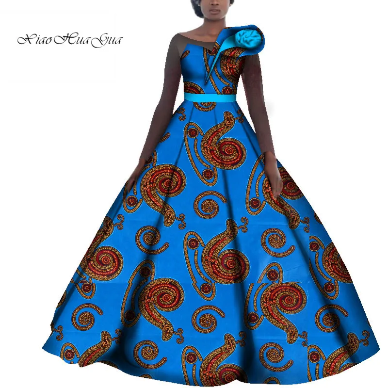 Африканские свадебные платья для женщин хлопок батик Анкара принт традиционная