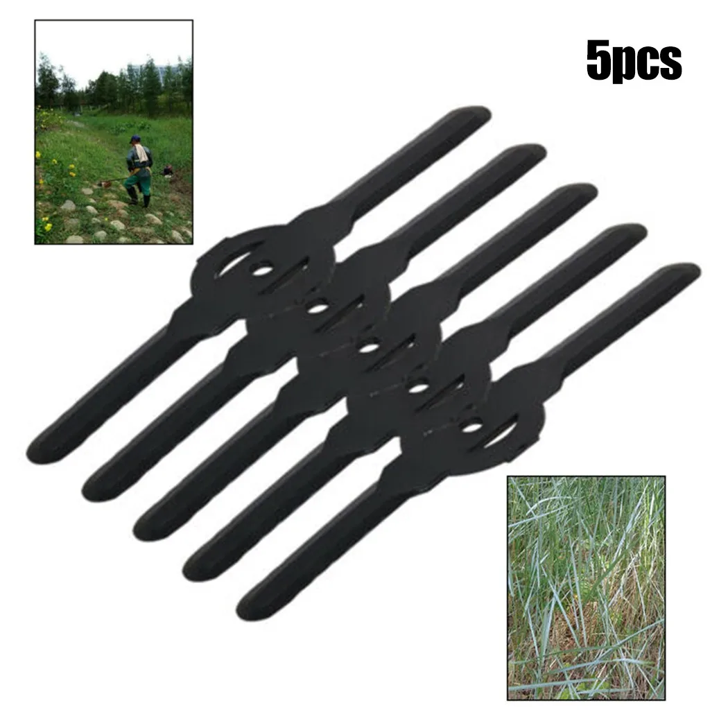 

5Pcs 138mm Plastic Trimmer Blades Set Cutter Replace For Cordless Grass Trimmer Strimmer With Good Stability And Safety