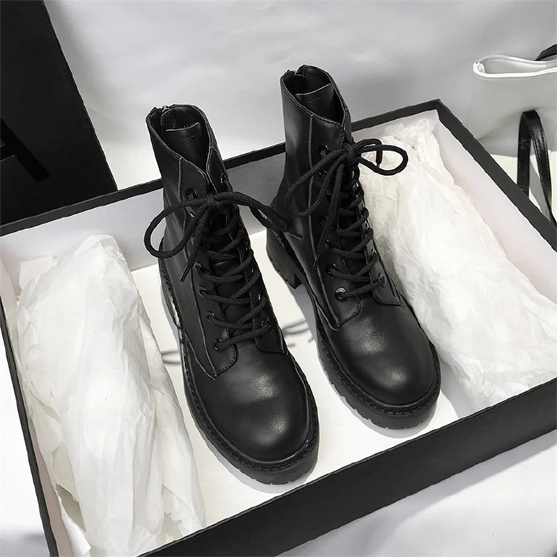

Short Tube Martin Boots Women 2021 Spring And Autumn New Handsome And Versatile Motorcycle Boots Casual Fashion Trend Boots
